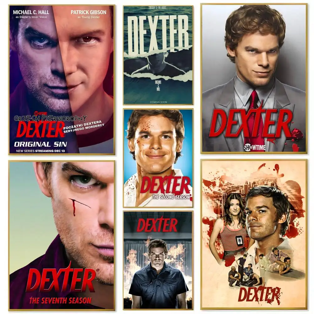برنامج تلفزيوني D-Dexter مايكل ملصق قابل للإزالة الجدار ملصق ذاتي اللصق الفن جدارية المنزل مكتب غرفة المعيشة غرفة الطعام جدار ديكور #3