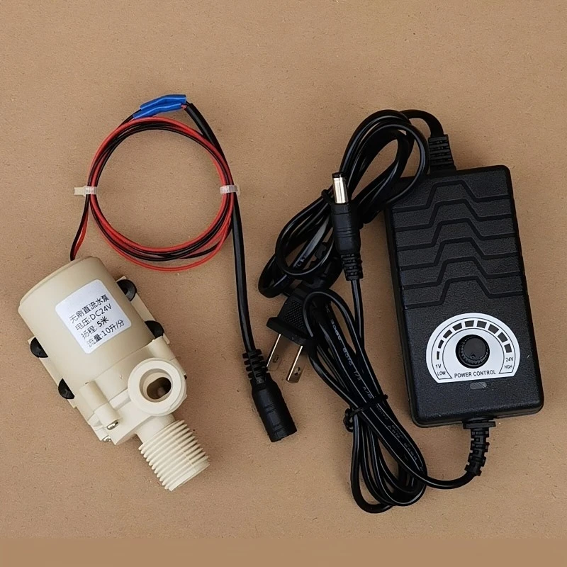 24V Hot Water Circulation Pump Pipeline Circulator For Air Energy System Underfloor Heating And Hydronic Mattress view 3