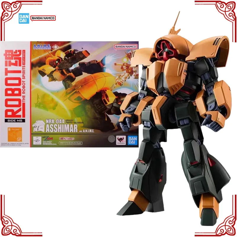 متوفر في المخزون حقيقية بانداي روبوت الأرواح أطقم منمذجة NRX-044 Asshimar Ver أنيمي عمل الشكل جمع الانتهاء نموذج اللعب الهدايا
