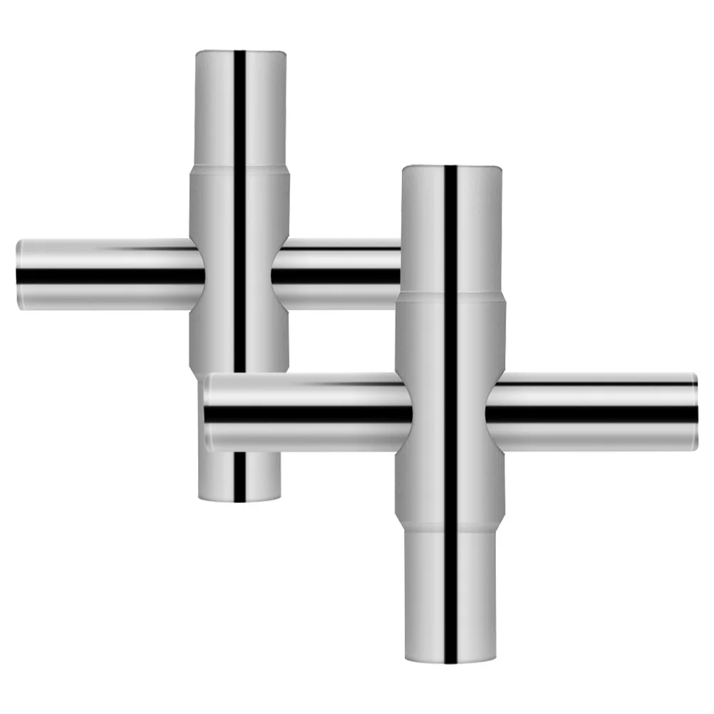 

2pcs Socket Wrench 1/4" 9/32" 5/16" 11/32" Universal Cross Key For Water Gas Electric Meter Box Faucet Heavy Duty 40Cr