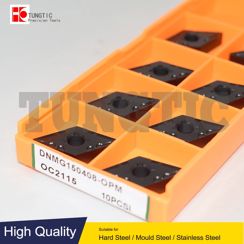 DNMG150408-OPM OC2115 DNMG432-OPM DNMG 150408 -OPM Turning Tools Carbide Insert Lathe Cutting Tool Machining Metal