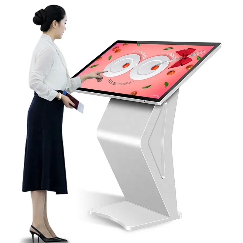 19 32 43 49 55 inch indoor interactive information digital kiosk android smart video touch screen kiosk