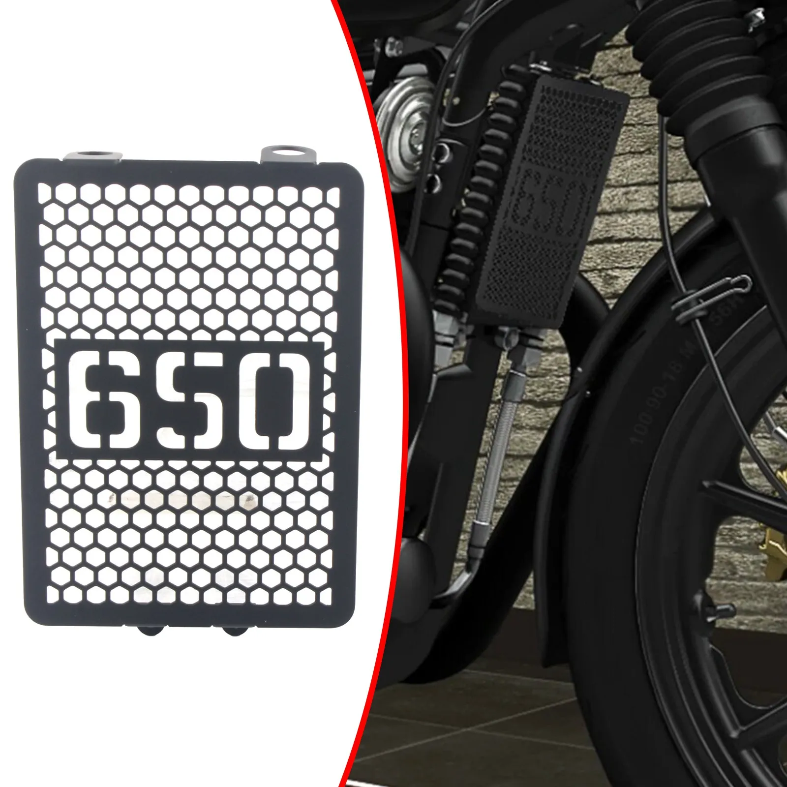 Motorcycle Radiator Grille Guard Cover Protector For INTERCEPTOR 650 CONTINENTAL 650 GT 650 Bear 650 Shotgun650 Super Meteor 650 - Image 2