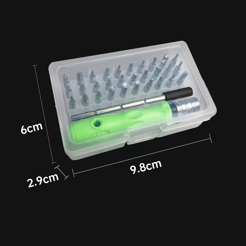 Mini 32-in-1 طقم مفك برغي بت مغناطيسي مجموعة أدوات إصلاح مفك بت مجموعة الهاتف المحمول باد كاميرا صيانة