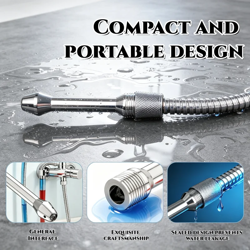 Home For Bathroom - Draagbare handdouche met hoge druk, waterbesparende