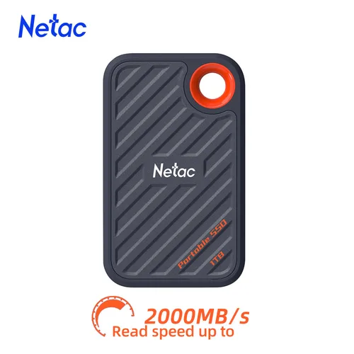Netac SSD externo 1TB SSD portátil 512G 2TB disco duro externo USB3.2 Gen2x2 disco de estado sólido para ordenador portátil de escritorio