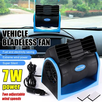 Portable 12V/24V car cooling air fan adjustable speed Turbofan car cooler cooling fan water air conditioner