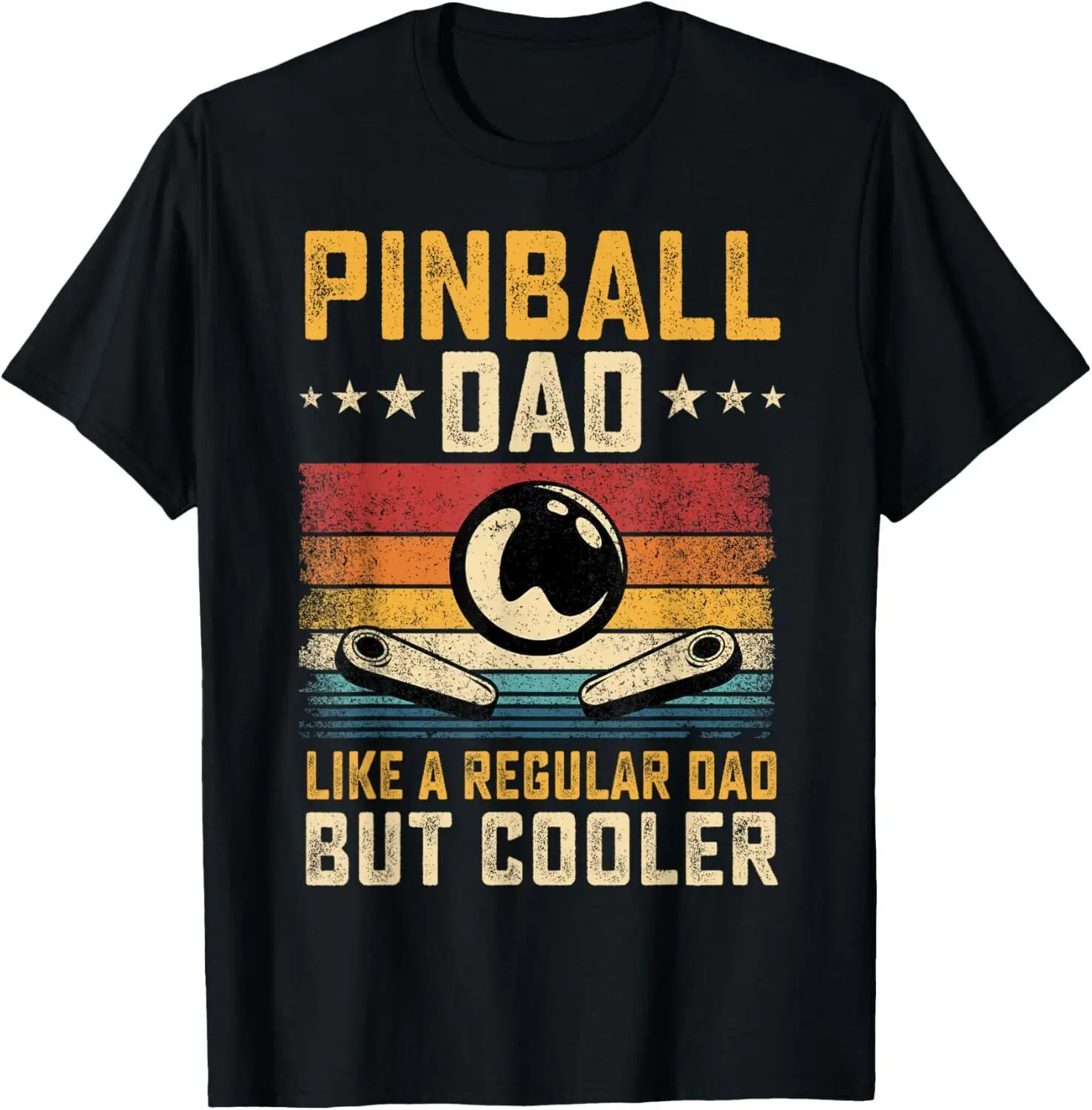 Pinball Dad Like Regular Dad But Cooler Father's Day T-Shirt