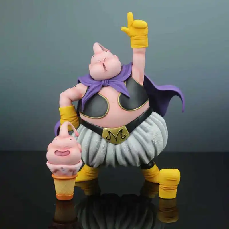

Dragon Ball Z Collectible Anime Figure, Majin Buu Double Head & Double Hand Model, 2d Desk Decoration Trendy Toy For Fans