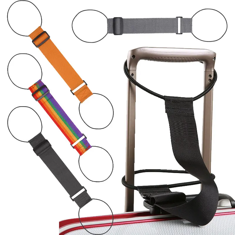 

Luggage Elastic Strap Adjustable Carry On Straps Nylon Versatile Reusable Travel Simple Suitcase Accessories Bag Fastening Rope
