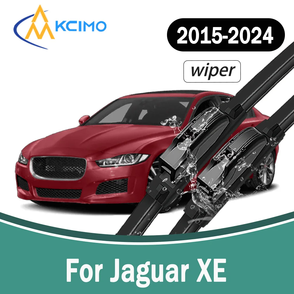 

All-Weather Front Windscreen Wiper Blades For Jaguar XE 2015-2024 High Quality Silent Car Windshield Replacement Part 2Pcs