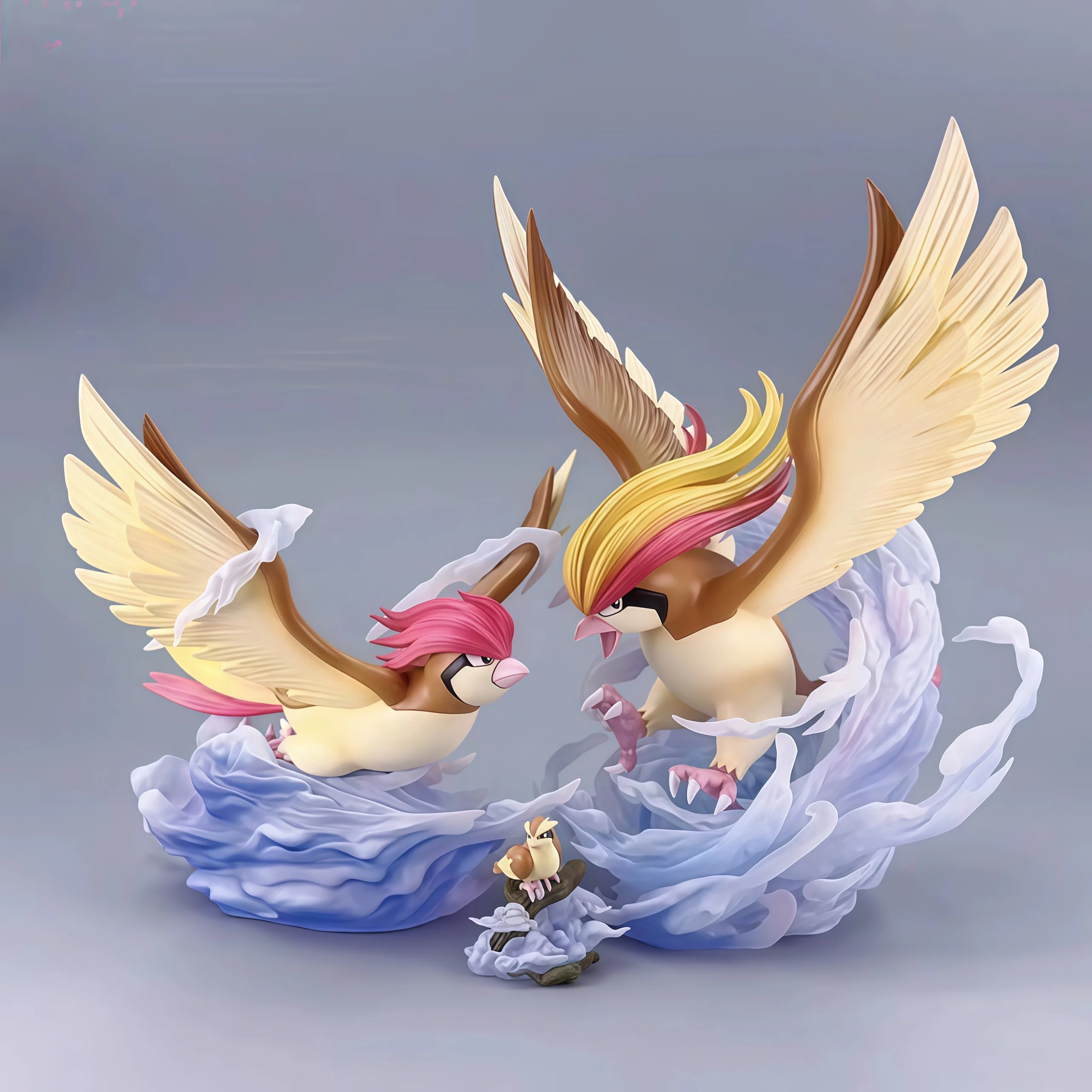 10-センチメートルピッジョットフィギュアポケモンアクションフィギュア-pvc-像モデルコレクションデスク装飾人形のおもちゃ子供のための誕生日プレゼント