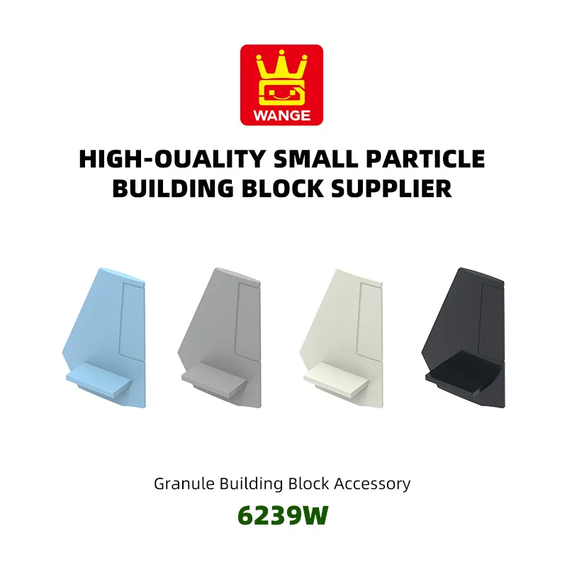 

WANGE 3Pcs/Lot 0 Fish hawk tail wing A Block Moc Color Accessories Compatible with Brick DIY Children's educational Toy Assembly