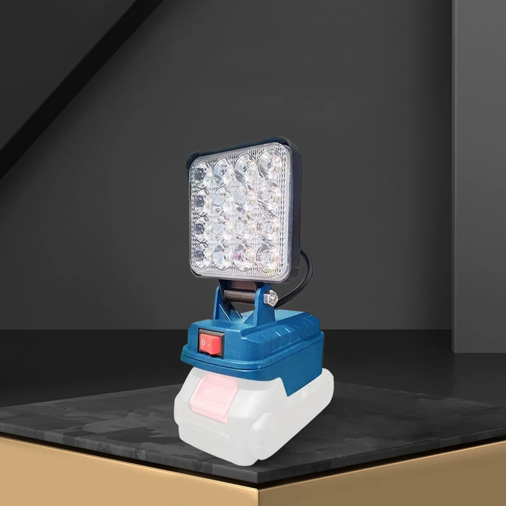 LED ضوء العمل ضوء الطوارئ بطارية قابلة للشحن فانوس منافذ USB المزدوجة LED الأضواء للماء للصيانة #4