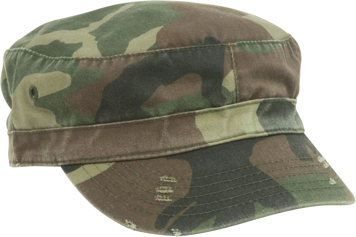 

MG Distressed Washed Cotton Cadet Army Cap (Camo)…