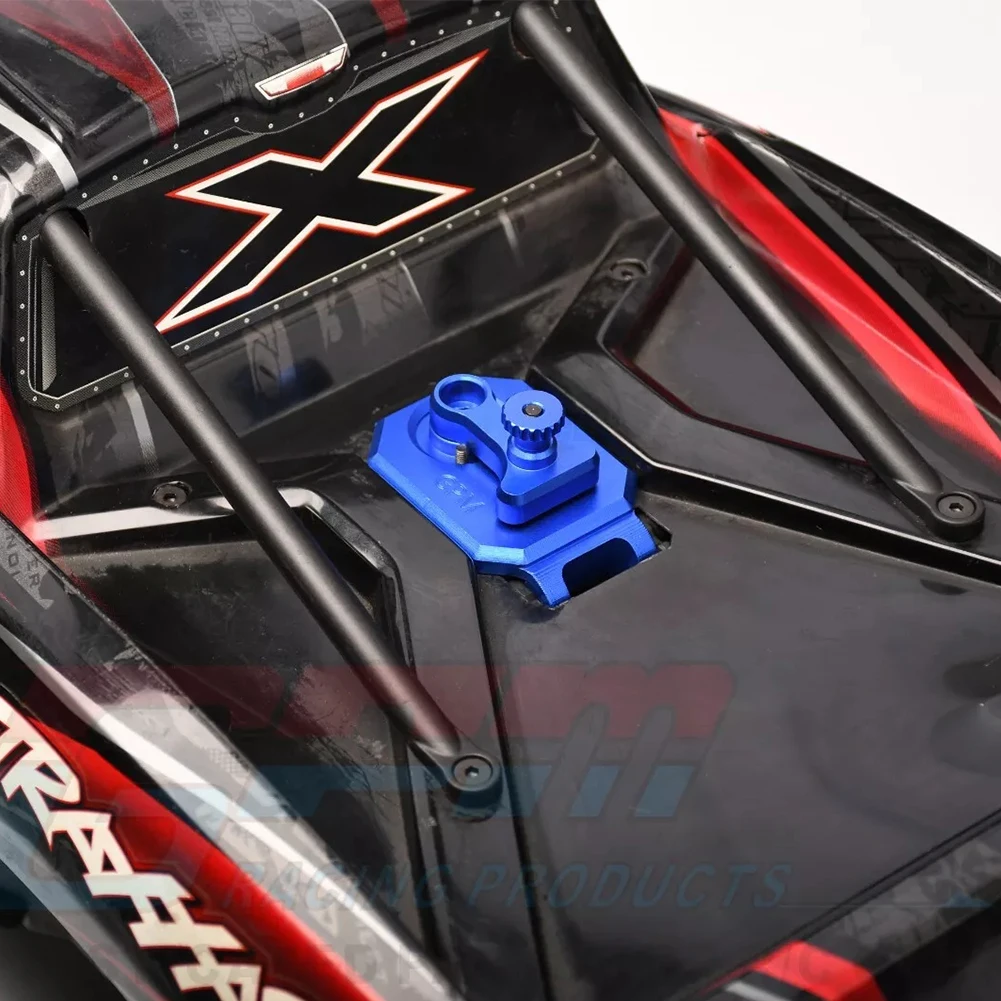 GPM 7075 Karosserie-Schließfach aus Legierung (hinten) für TRAXXAS 1/5 X-Maxx 8S Monster Truck