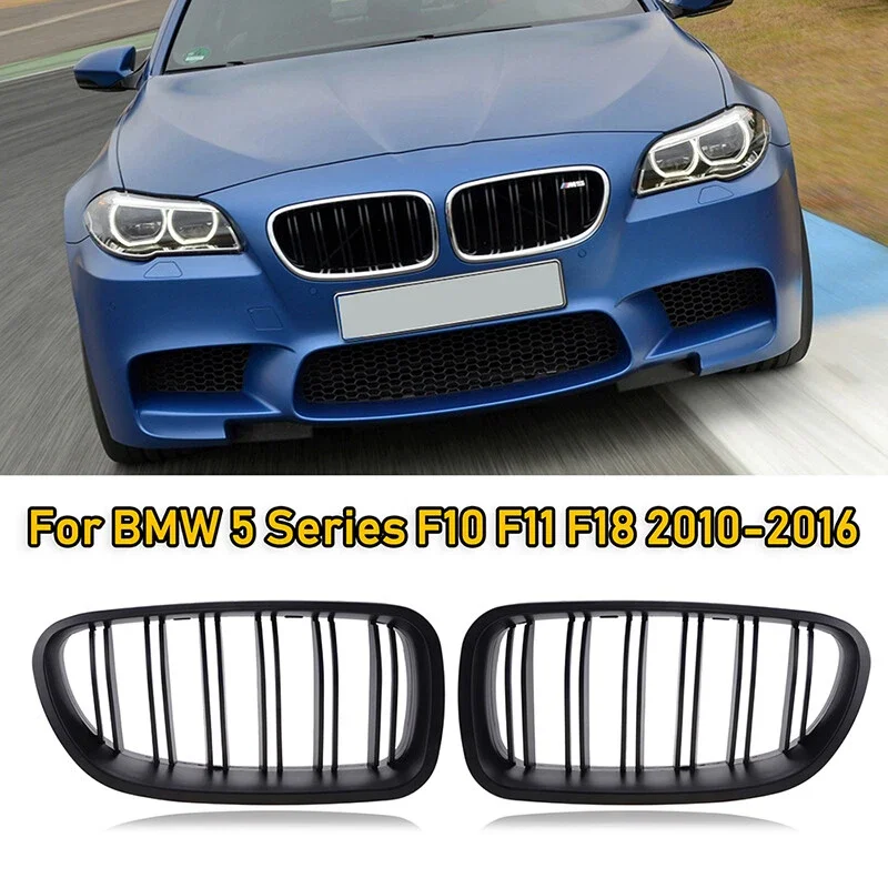 

Car Front Bumper Kidney Grille Grill For BMW 5Series F10 F18 2010 2011 2012 2013 2014 2015 2016 51137200728 51137200727