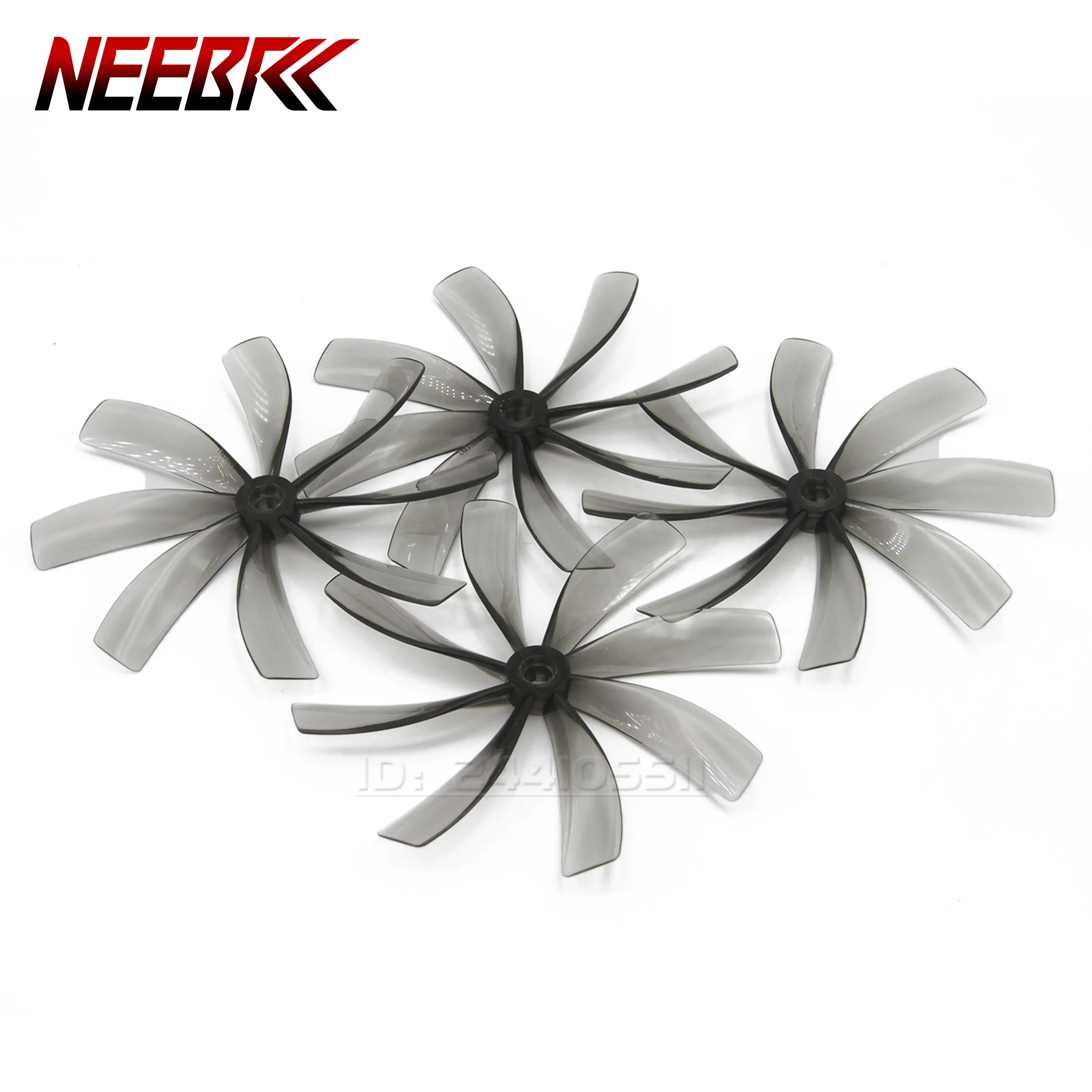 2Pairs NEEBRC 89mm 8-Blade 3.5inch 2CW&2CCW PC Propeller for Freestyle FPV Racing Drone Protek35 Cinelog35 Cinewhoop Duct Part