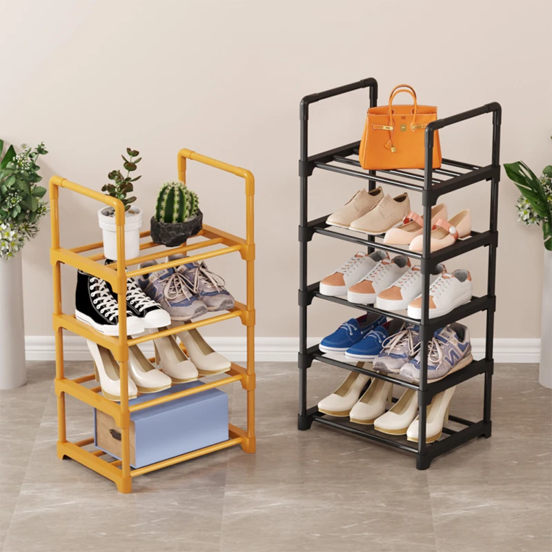 

Simple Shoe Rack DIY Easy Assemble Footwear Boots Organizer Stand Holder Space-Saving Shoes Storage Shelf Entryway Shoe Cabinet