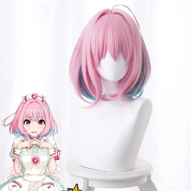 Cinderella girl dreams Li Yameng cos wig animation cosplay gradual change of color silly hair modeling