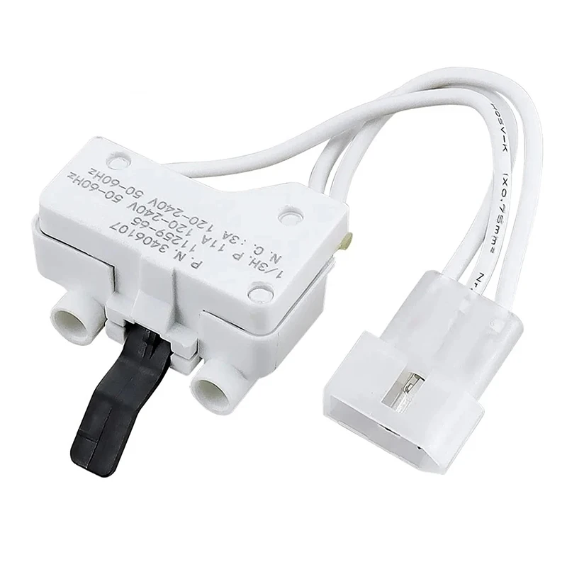 3406107 Dryer Door Switch Replace Failure Switches For Dryer Lid With Actuator Dryer Accessories For Washing Machine Replaces