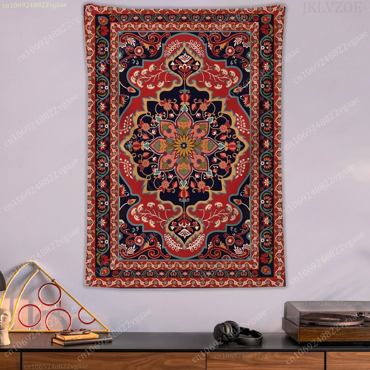 

Persian Carpet Print Tapestry Poster Wall Tapestries Bedroom Decoration Aesthetic Tapices Flag Wallpaper room decor aesthetic