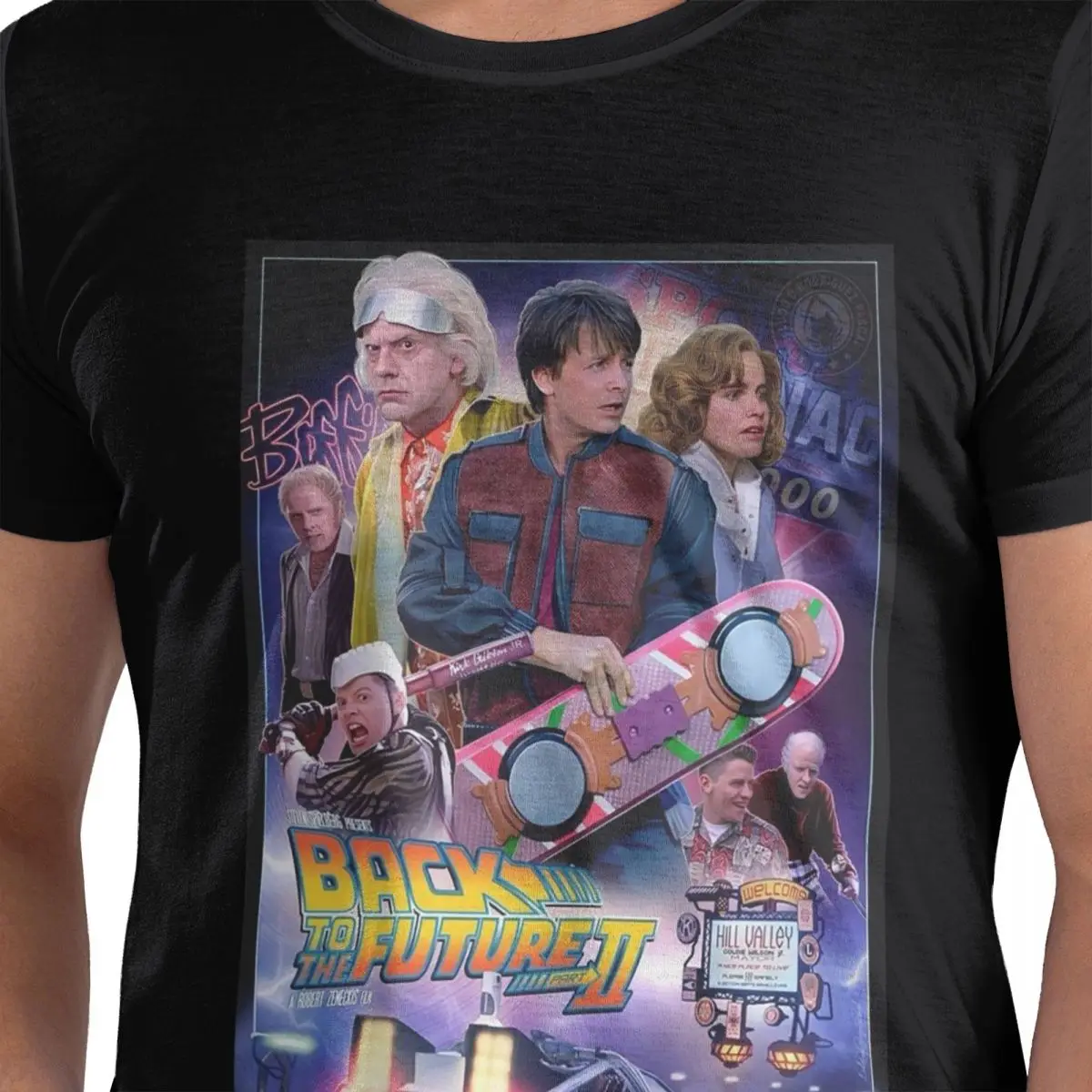 

Футболка из 100% хлопка «Назад в будущее», мужские классические футболки, мужские футболки с круглым вырезом и коротким рукавом, S-6XL