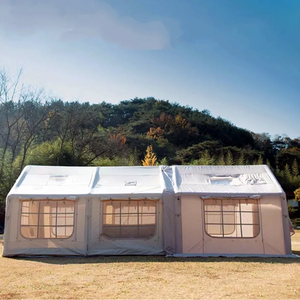 

Inflatable Tube Outdoor Cotton Fabric Big Size House Tent Suitable for Outdoor Camping and Family Party