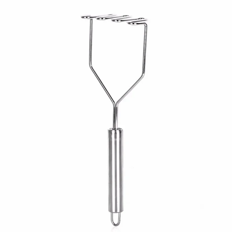 Stainless Steel Mashed Potato Press Wave Shaped Potato Masher Kitchen Gadgets Kichen Accessories Gadgets for Home