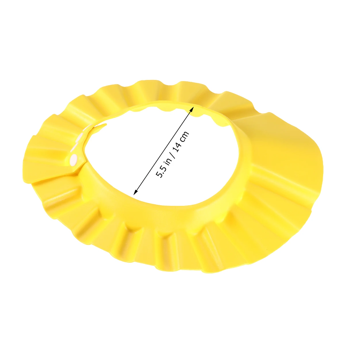 

Children Shower Cap Baby Bathing Cap Waterproof Shampoo Shield 40-55cm Head Circumference Adjustable Ear Protection Pads Soft