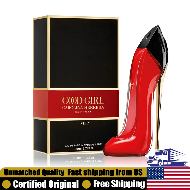 

Carolina Herrera Very Good Girl Eau de Parfum Spray 2.7 Oz Long-Lasting Luxury Floral Fruity Pheromones Perfume for Women 80 ML