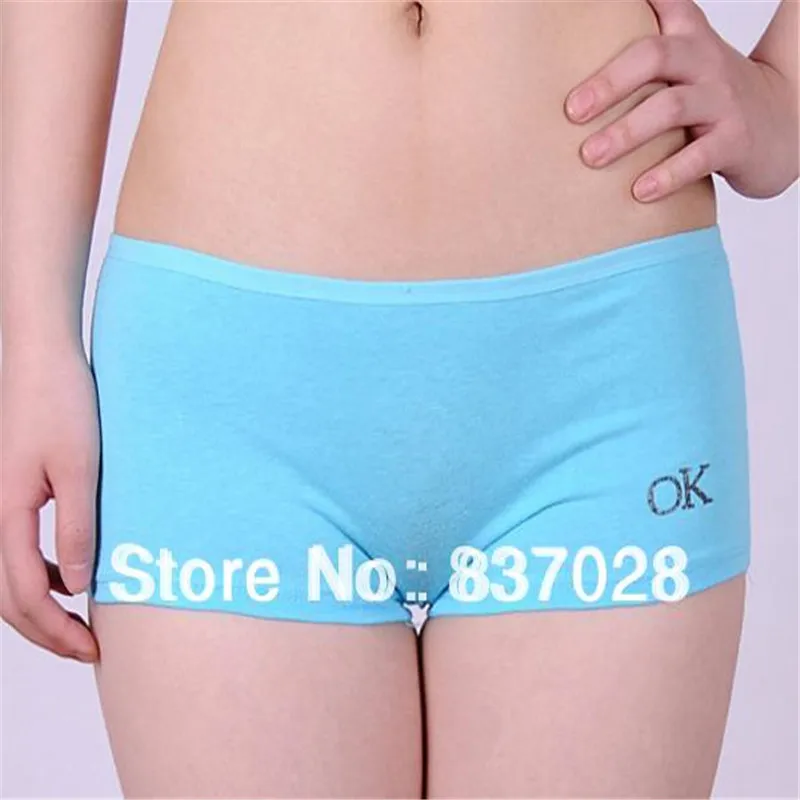 حار بيع 5 قطعة/الوحدة المرأة سراويل القطن السيدات الطباعة ملخصات بويشورت الملابس الداخلية موافق كلمة 86568 #3