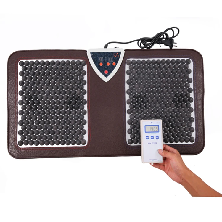 Healthy Care Tourmaline Foot Massager Heating Pad Timing Control Acupressure Massage Mat for Blood Circulation Pressure Relief