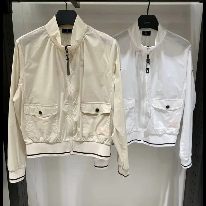 

New Spring/Summer Women's Golf Fashion: Simple Long-Sleeve Jacket for Outdoor Sports and Wind Protection