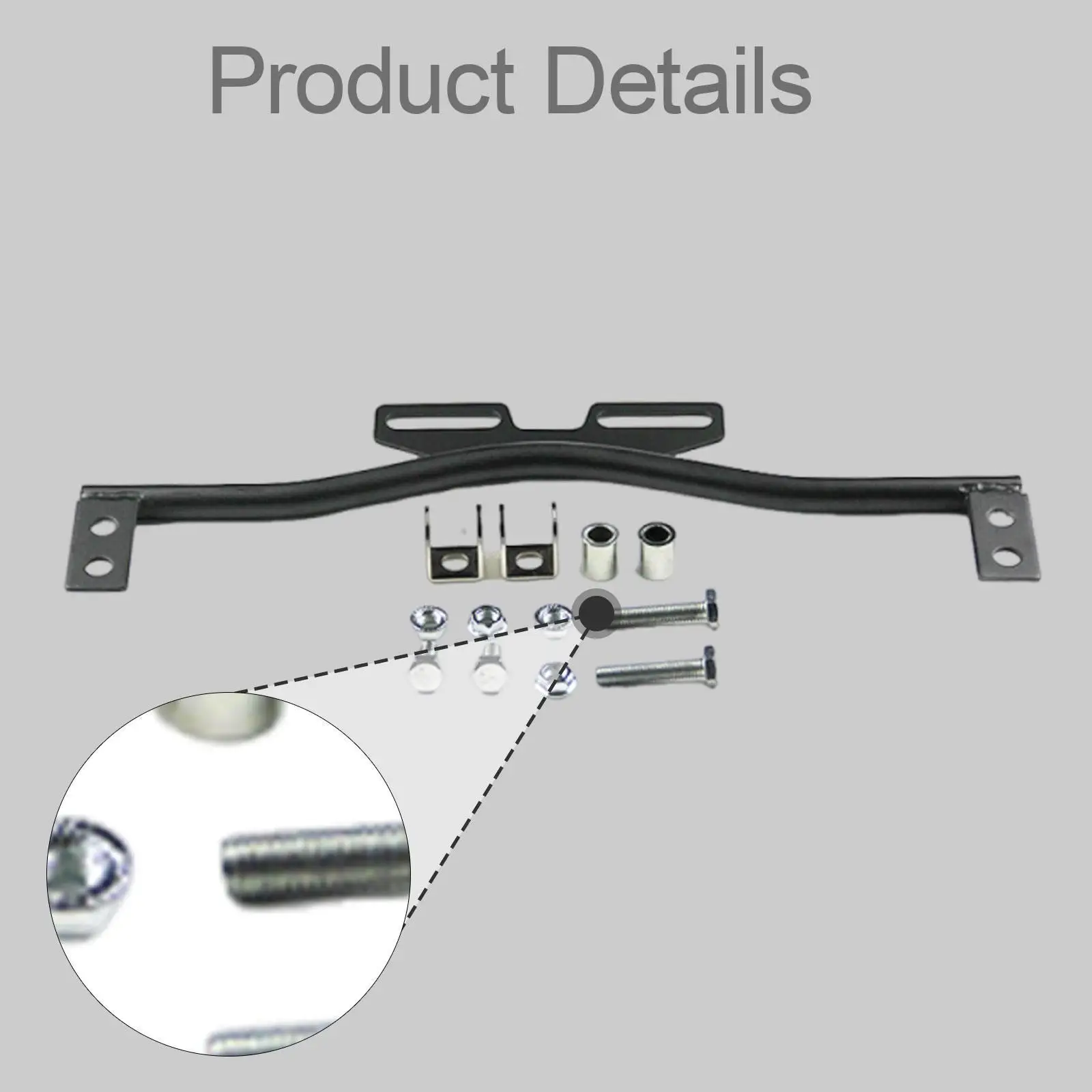 Iron Light Bracket Bar Motorcycle Spotlight Mount Weatherproof for Harley Road Glide Street Glide Fat Boy