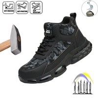 2025 New Summer Men Safety Shoes Sneakers For Construction Working Boots Anti-smashing Puncture Proof Indestructible Shoes