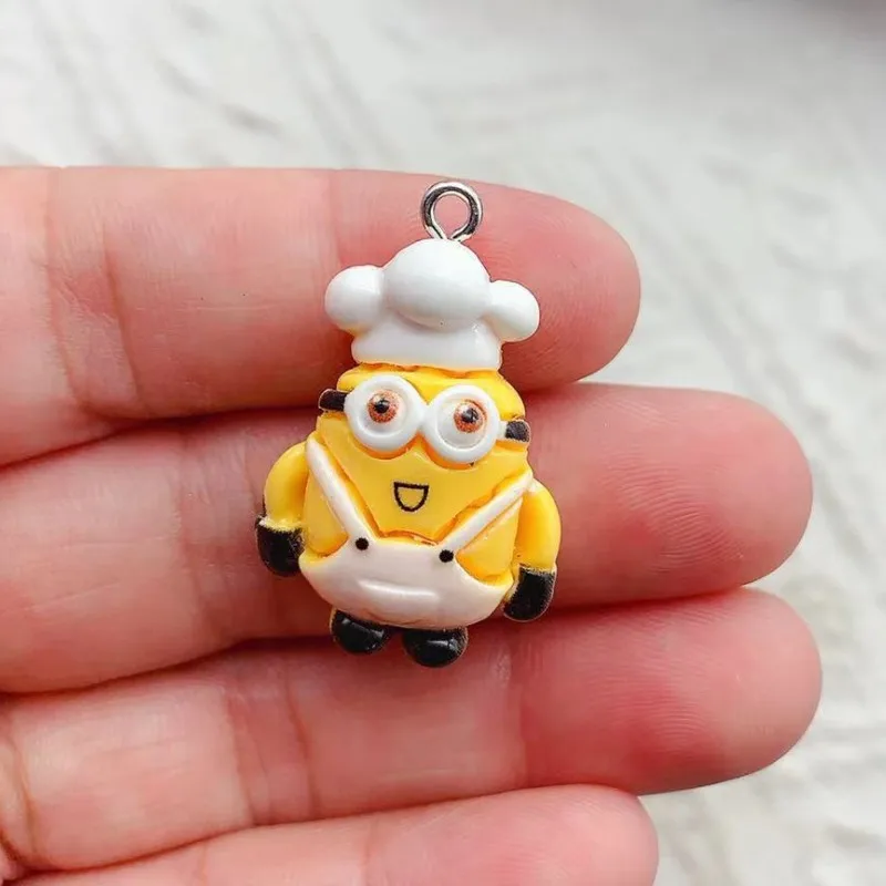10pcs Resin Cartoon Charm for Jewelry Making Earring Necklace Bracelet Pendant Phone Diy Accessories Craft Supplies