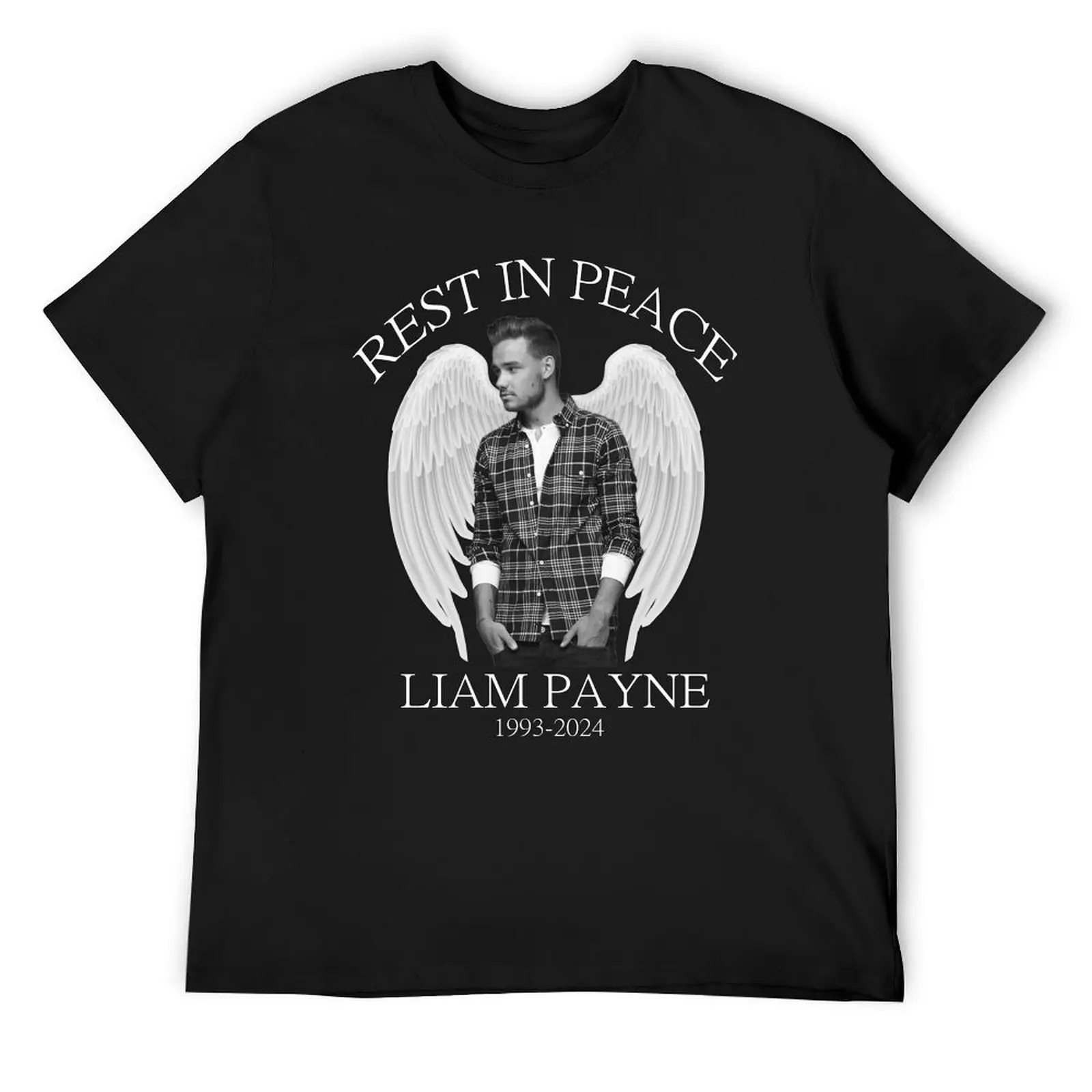 Футболка Goodbye LIAM Angel Thank Yoy For The Memories Paney Music 2024, футболка с синим замком, одежда в стиле аниме, футболки для мужчин с графикой