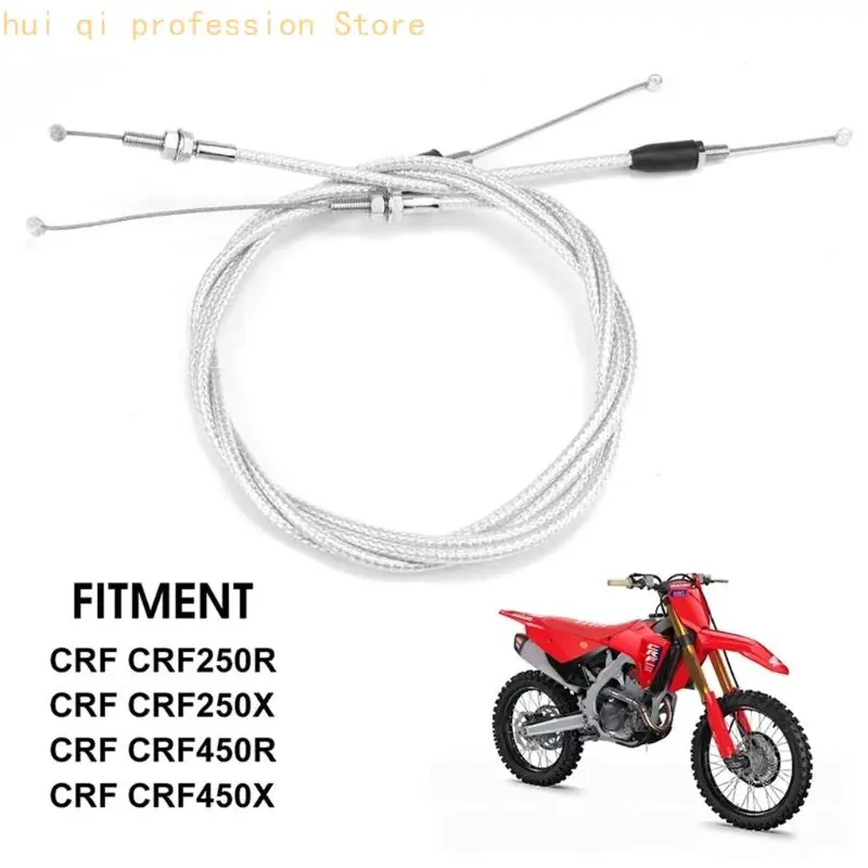 Motorrad-Steuerkabelsatz für Reparaturzwecke, Ersatzpaar für FCR-Vergaser H8WE – Detail 9
