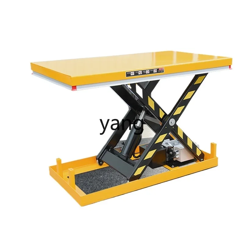 

ZL fixed electric hydraulic fork type small lifting platform mobile lift