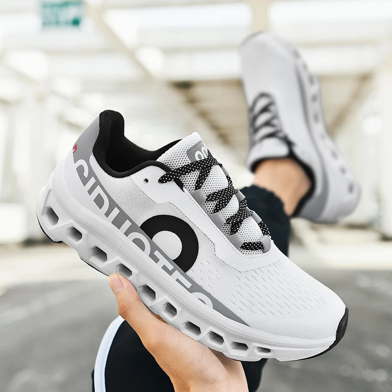 

Мужская спортивная обувь, роскошные повседневные кроссовки, кроссовки с сеткой, осенние легкие модные баскетбольные прогулочные туфли на платформе для мужчин