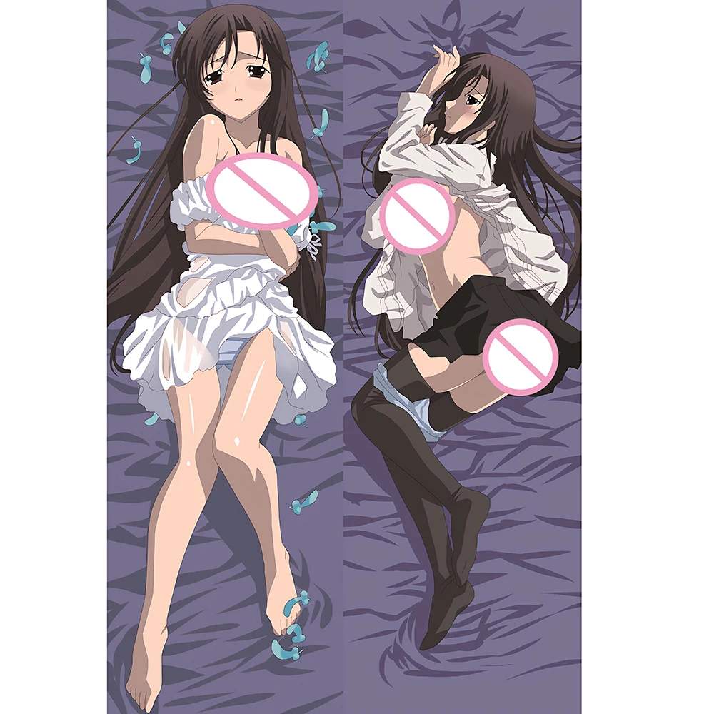 School Days Anime Cosplay Dakimakura Pillow Case Peachskin Character Two-Side Hugging Body Soft Cushion Pillow Cover Otaku Gifts