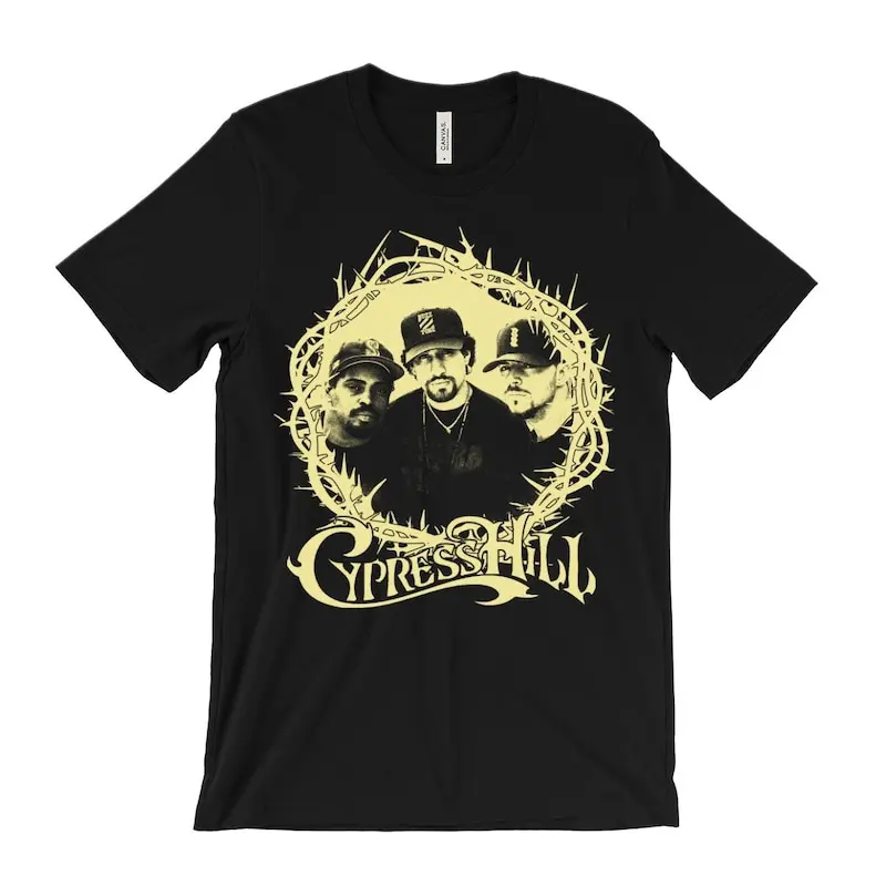 Cypress Hill T shirt - Fan Art - Black Sunday - 1990s boom bap west coast hip hop - Dr. Greenthumb