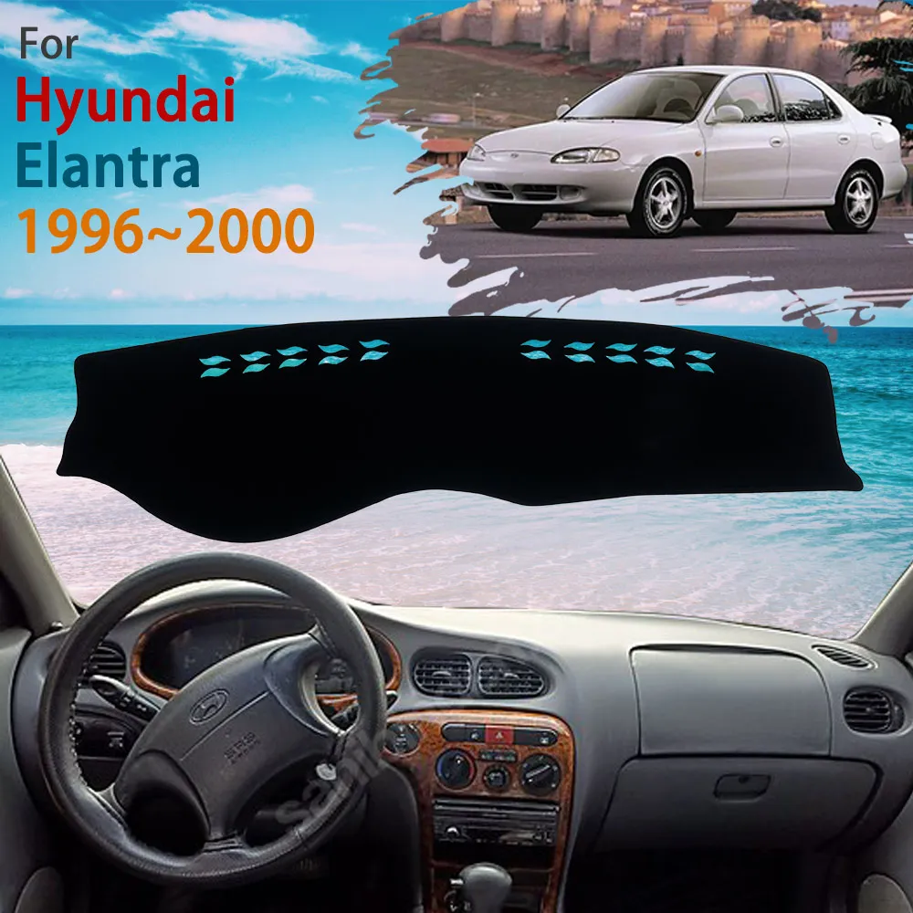 

Для Hyundai Elantra J2 RD MK2 2-го поколения 1996 ~ 2000 1997 коврик для приборной панели защитный коврик для приборной панели наклейки для автомобиля