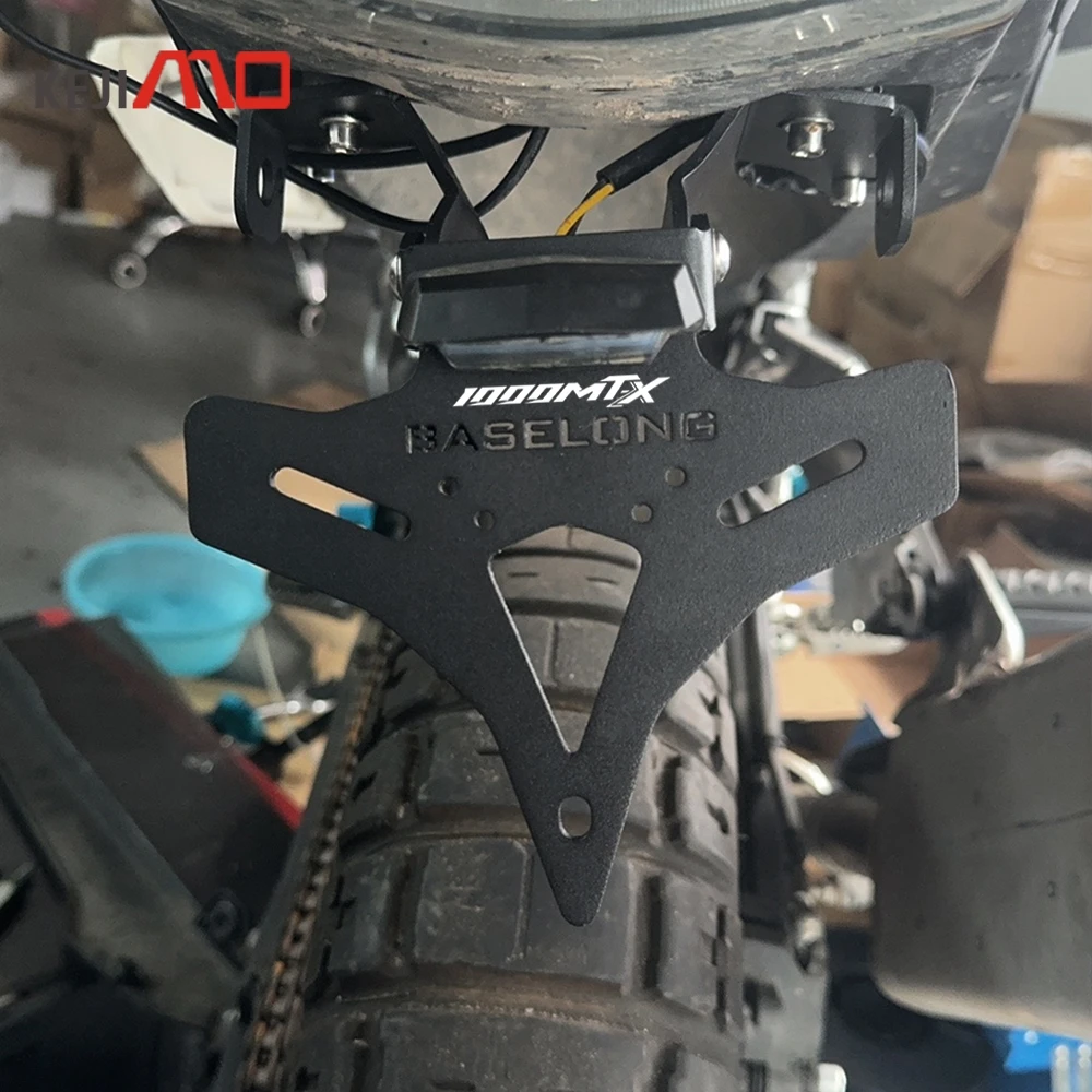 

License Plate Holder Bracket For CFMOTO 1000MTX 1000 MT-X 2026 2027 Motorcycle Accessories Tail Tidy Fender Eliminator Bracket