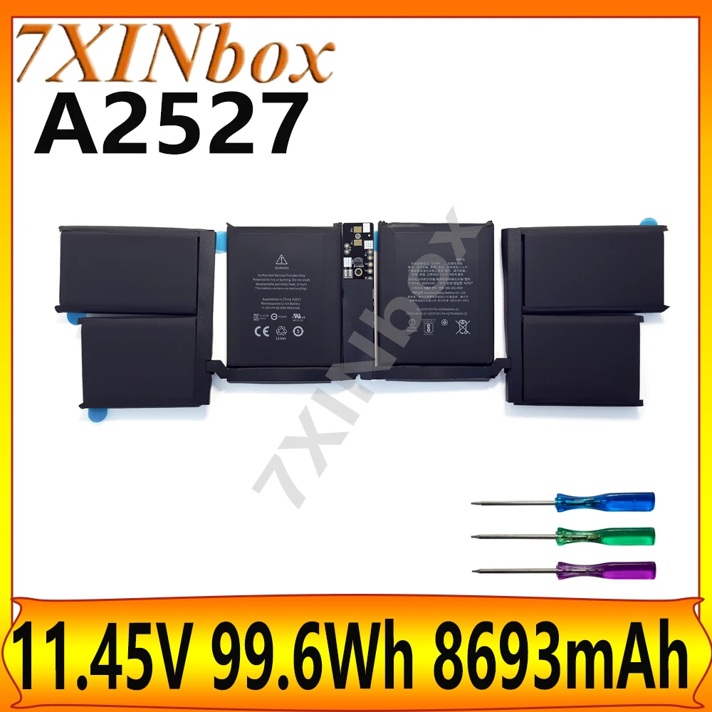 

7XINbox A2527 11.45V 99.6Wh 8693mAh Laptop Battery for Apple MacBook Pro 16 (Late 2021) A2485 EMC 3651