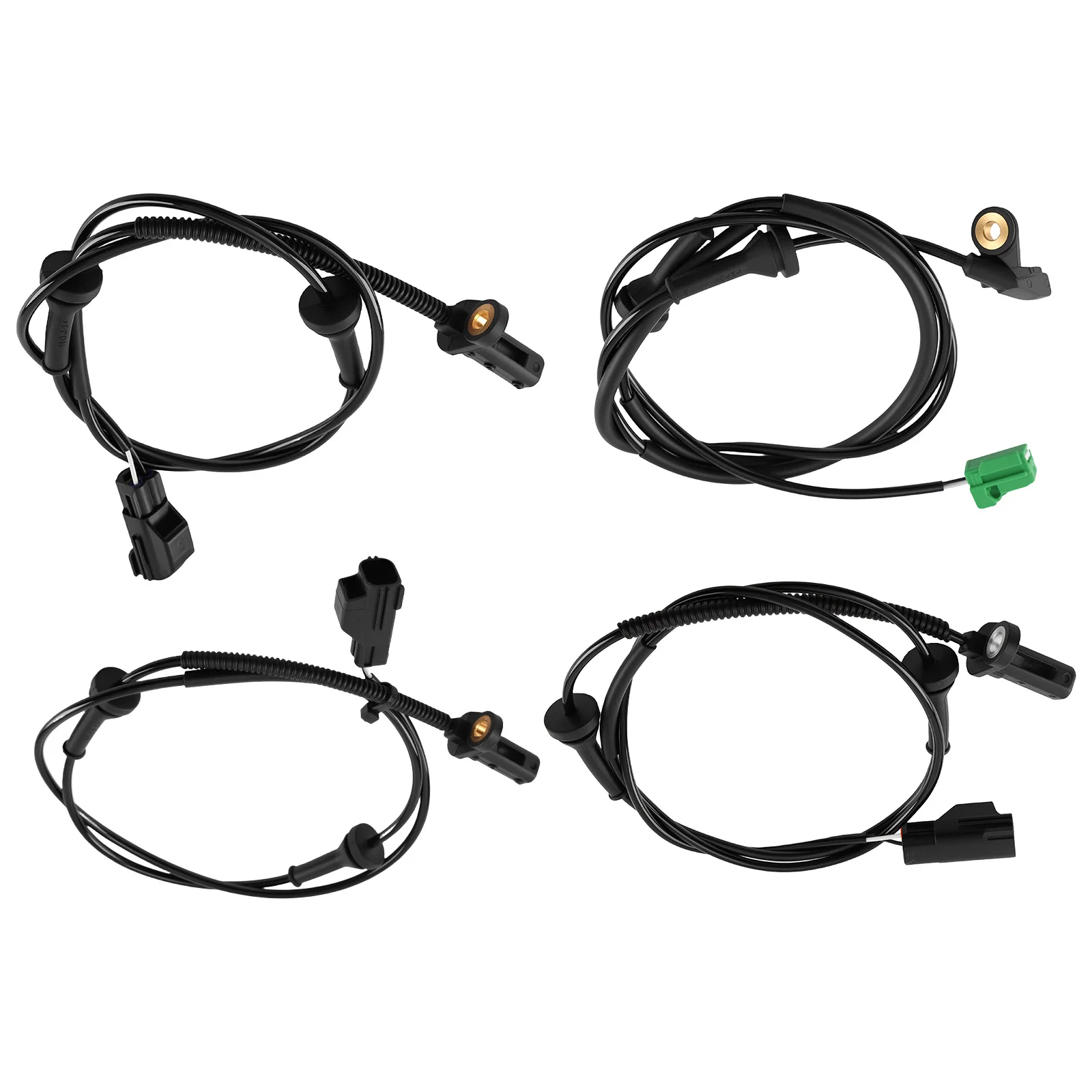 

Set of 4 Left & Right ABS Wheel Speed Sensor Front Rear Fit for Volvo XC90 03-14