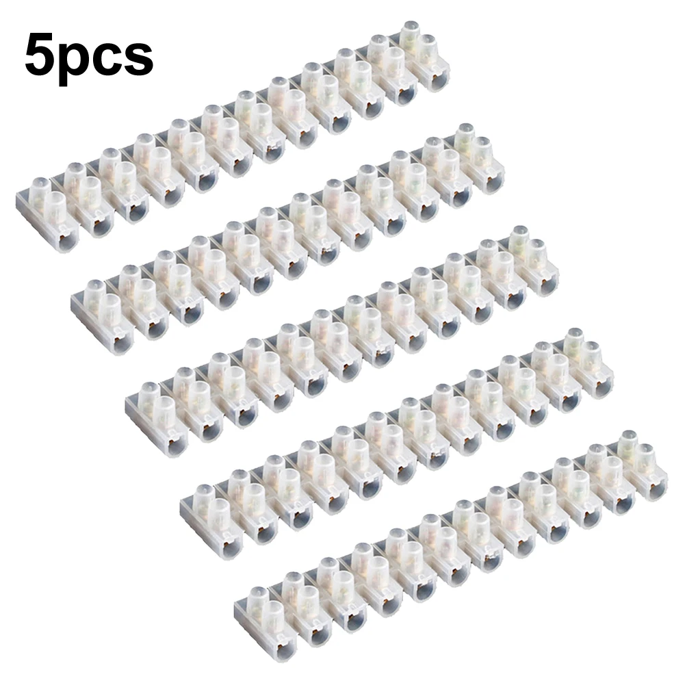 Convenient Terminals Pin Lustre Terminal 10A/20A/30A/60A 380V Brass Maximum Safety PE White Household Appliances