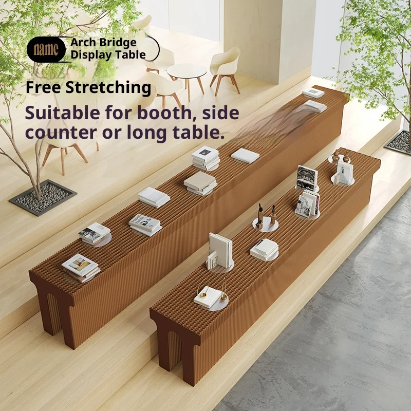 Folding table Display stand Decorative Commercial display case Creative exhibition stand Art shelves decoration 벽 인테리어