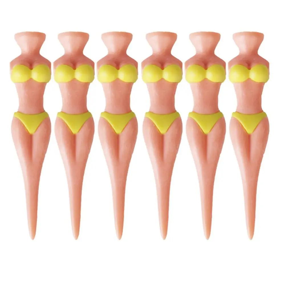 Durable Women Bikini Outdoor Lady Model Ball Holder Clubs Tee Golf Training Golf  Accessories Golf Tees